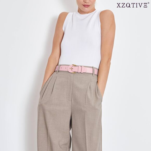 Women's Leather Belts For Jeans Dress Pants Black Brown Belts For Women Ladies🌹 - Picture 6 of 6